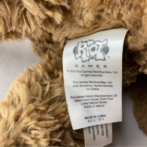 League Of Legends Teddy Annie’s Bear Official Tibbers Plush By Riot Games 14" - Picture 6 of 7